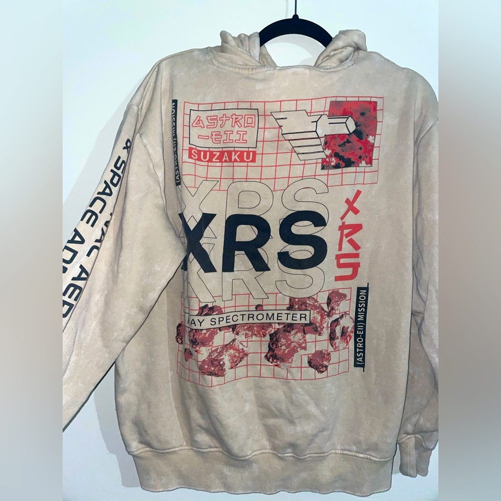 Unisex nasa back graphic hoodie